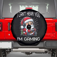 Funny Santa Gamer Christmas Spare Tire Cover I Can Not Hear You I Am Gaming - Wonder Print Shop