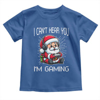 Funny Santa Gamer Christmas Toddler T Shirt I Can Not Hear You I Am Gaming - Wonder Print Shop