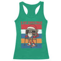 Funny Old Gamer Christmas Racerback Tank Top Retro 80s 90s Video Game - Wonder Print Shop