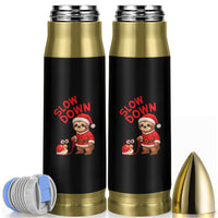 Funny Sloth Snail Christmas Bullet Tumbler Slow Down Xmas - Wonder Print Shop