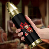Funny Sloth Snail Christmas Bullet Tumbler Slow Down Xmas - Wonder Print Shop
