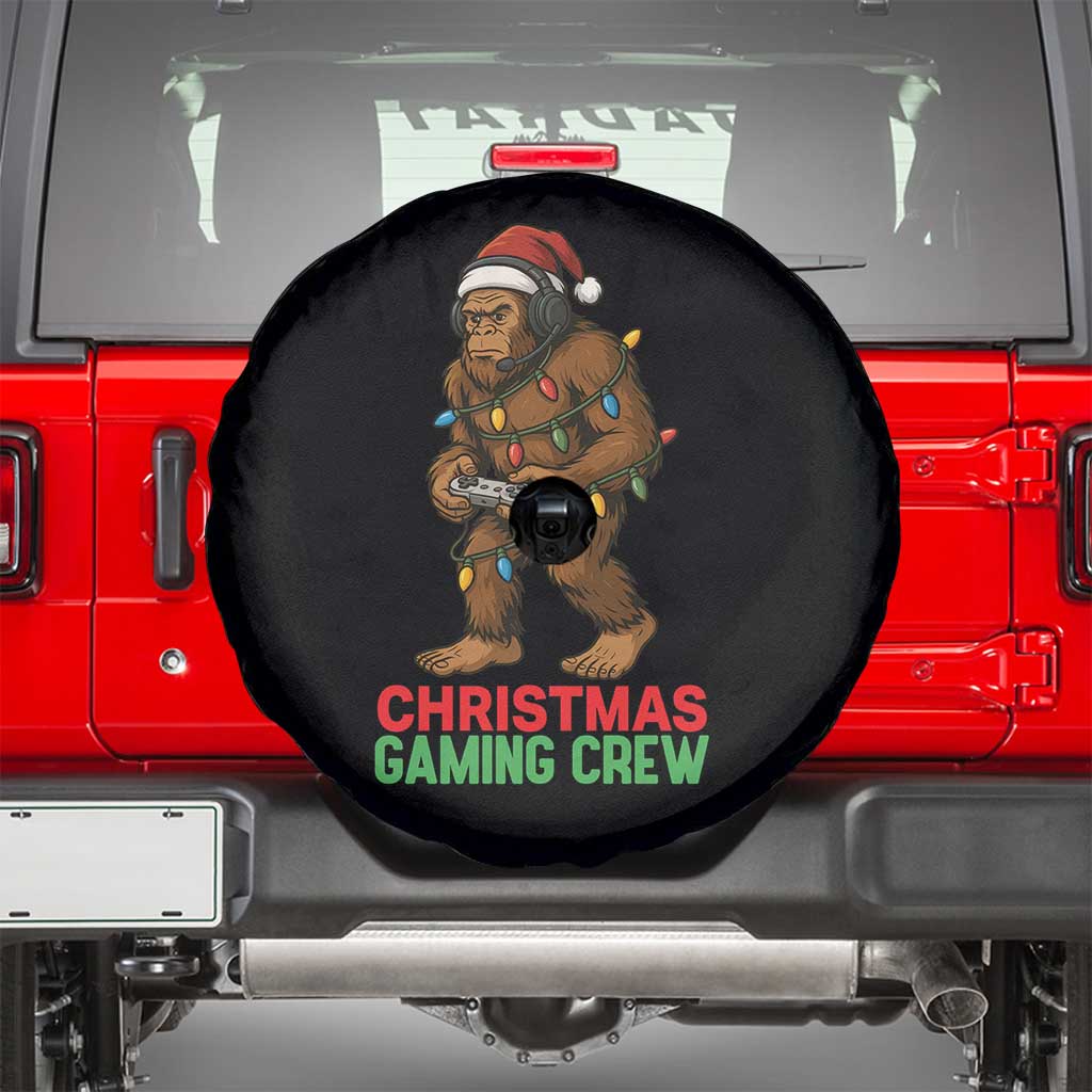 Funny Bigfoot Gamer Christmas Spare Tire Cover - Wonder Print Shop