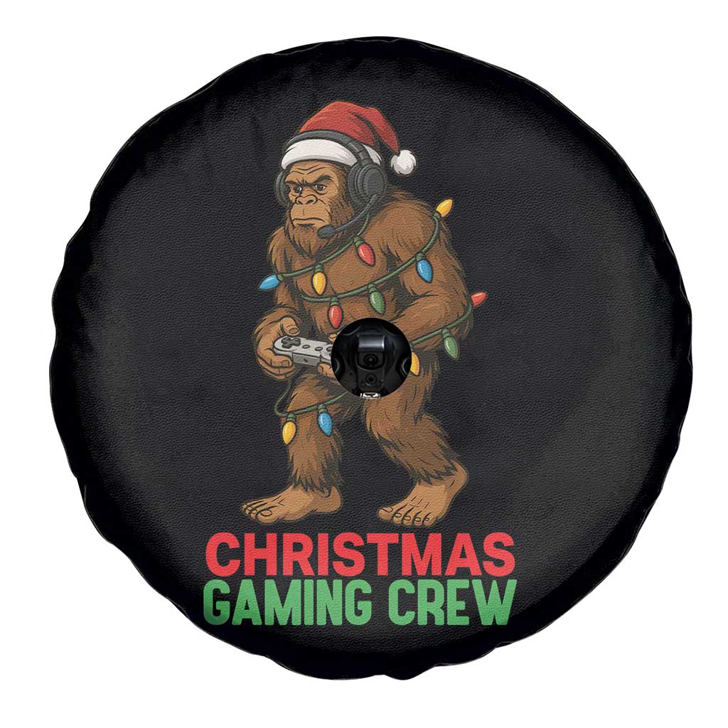 Funny Bigfoot Gamer Christmas Spare Tire Cover - Wonder Print Shop