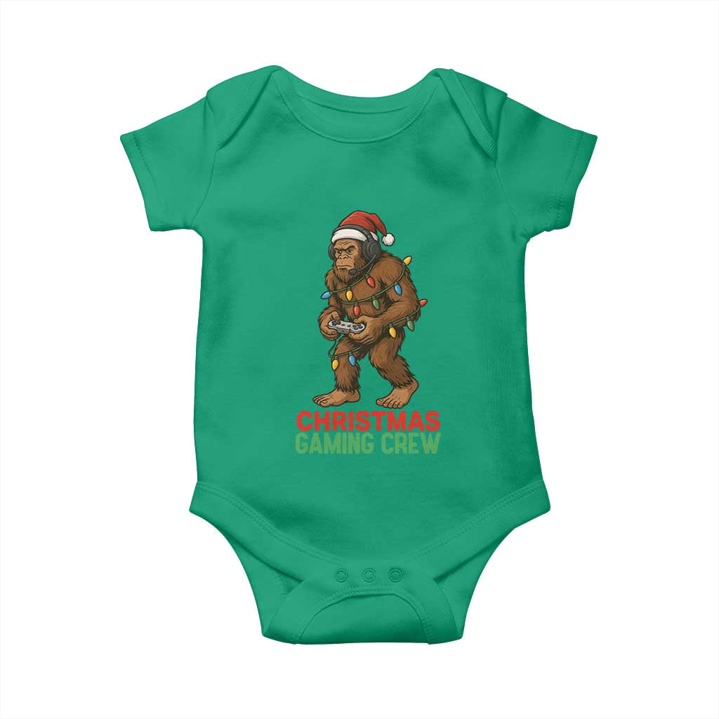 Funny Bigfoot Gamer Christmas Baby Onesie - Wonder Print Shop