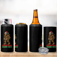 Funny Bigfoot Gamer Christmas 4 in 1 Can Cooler Tumbler - Wonder Print Shop