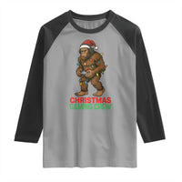 Funny Bigfoot Gamer Christmas Raglan Shirt - Wonder Print Shop