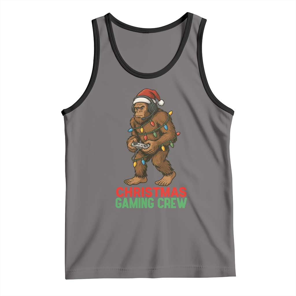 Funny Bigfoot Gamer Christmas Tank Top - Wonder Print Shop