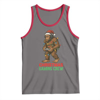 Funny Bigfoot Gamer Christmas Tank Top - Wonder Print Shop