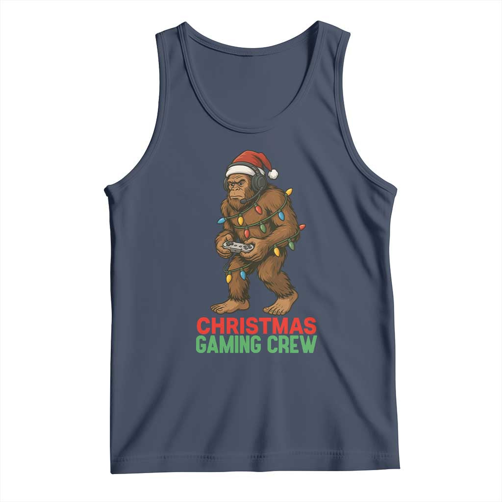 Funny Bigfoot Gamer Christmas Tank Top - Wonder Print Shop