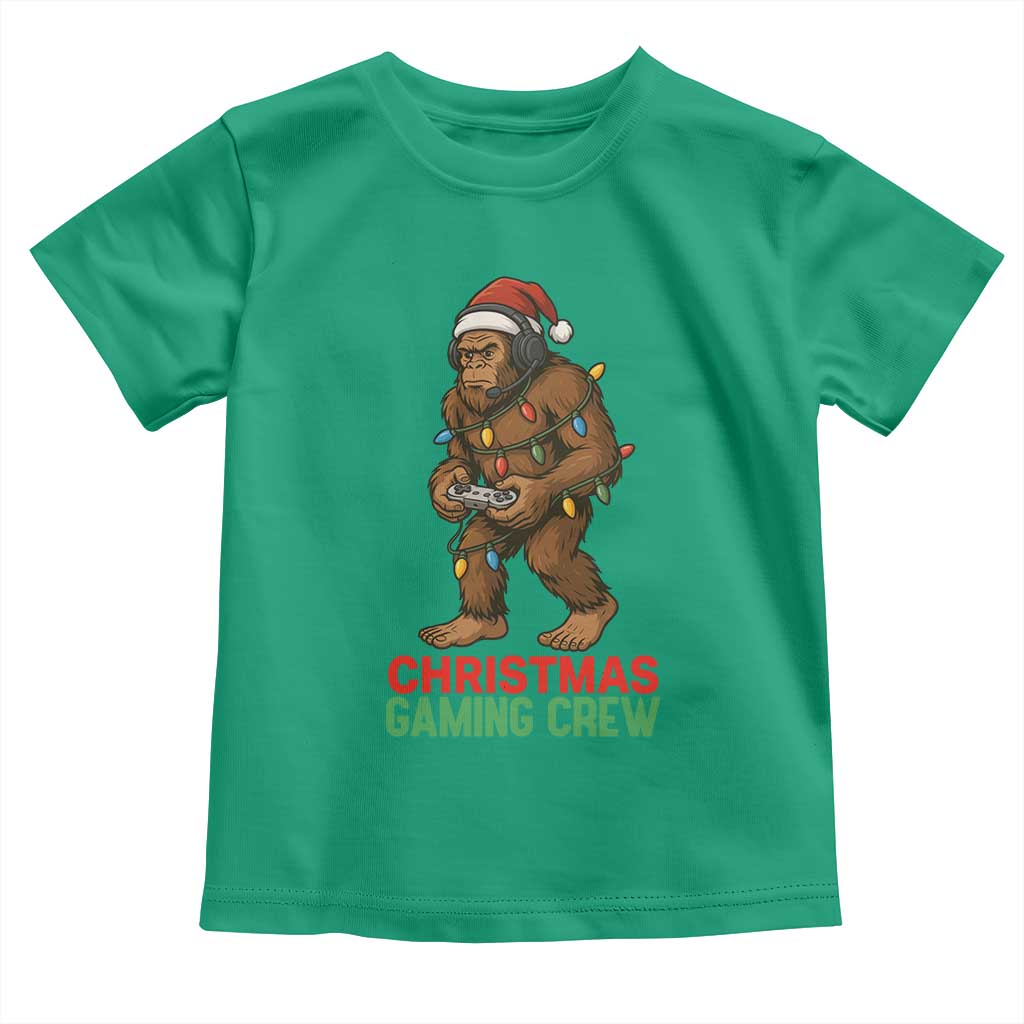 Funny Bigfoot Gamer Christmas Toddler T Shirt - Wonder Print Shop