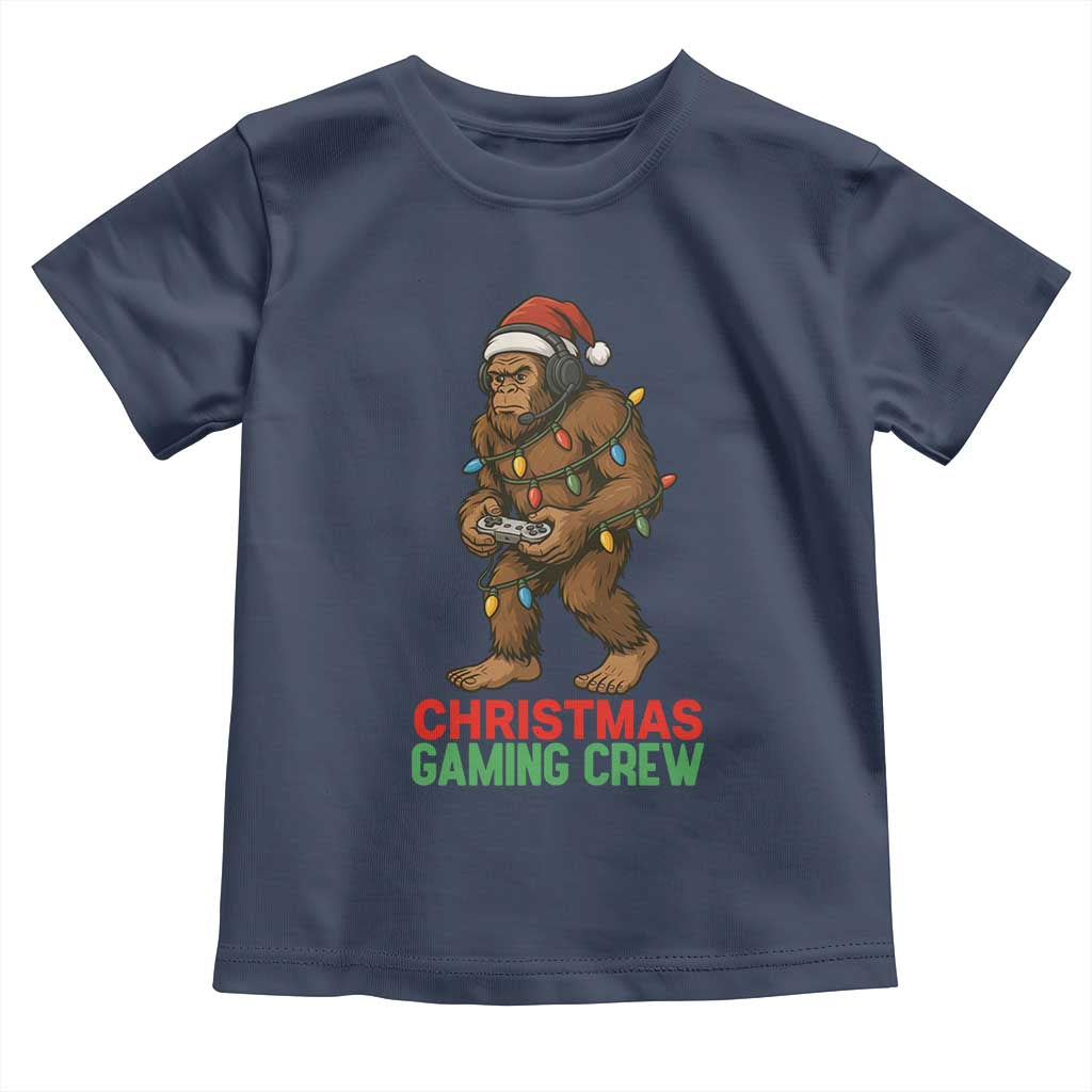 Funny Bigfoot Gamer Christmas Toddler T Shirt - Wonder Print Shop