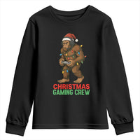 Funny Bigfoot Gamer Christmas Youth Sweatshirt - Wonder Print Shop