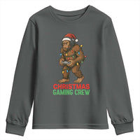 Funny Bigfoot Gamer Christmas Youth Sweatshirt - Wonder Print Shop