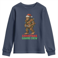 Funny Bigfoot Gamer Christmas Youth Sweatshirt - Wonder Print Shop