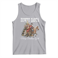 Black Santa Christmas Tank Top African American Western Cowboy - Wonder Print Shop