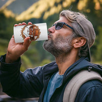 Black Santa Christmas 4 in 1 Can Cooler Tumbler Big Nick Energy - Wonder Print Shop