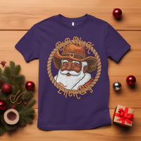 Black Santa Christmas T Shirt Big Nick Energy - Wonder Print Shop