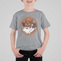 Black Santa Christmas T Shirt For Kid Big Nick Energy - Wonder Print Shop