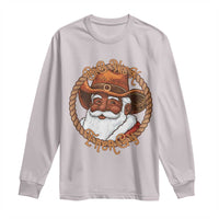Black Santa Christmas Long Sleeve Shirt Big Nick Energy - Wonder Print Shop