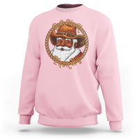 Black Santa Christmas Sweatshirt Big Nick Energy - Wonder Print Shop
