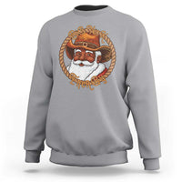 Black Santa Christmas Sweatshirt Big Nick Energy - Wonder Print Shop