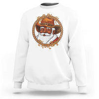 Black Santa Christmas Sweatshirt Big Nick Energy - Wonder Print Shop