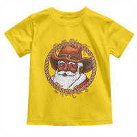 Black Santa Christmas Toddler T Shirt Big Nick Energy - Wonder Print Shop