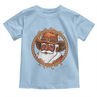 Black Santa Christmas Toddler T Shirt Big Nick Energy - Wonder Print Shop