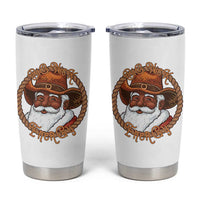 Black Santa Christmas Tumbler Cup Big Nick Energy - Wonder Print Shop