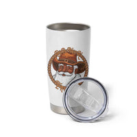 Black Santa Christmas Tumbler Cup Big Nick Energy - Wonder Print Shop