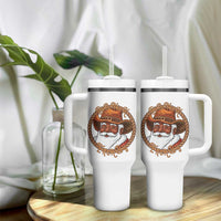 Black Santa Christmas Tumbler With Handle Big Nick Energy - Wonder Print Shop