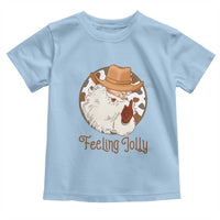 Black Cowboy Santa Christmas Toddler T Shirt Feeling Jolly - Wonder Print Shop