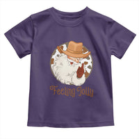Black Cowboy Santa Christmas Toddler T Shirt Feeling Jolly - Wonder Print Shop
