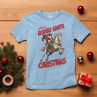 Black Cowboy Santa Christmas T Shirt African American Western - Wonder Print Shop