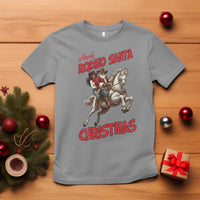 Black Cowboy Santa Christmas T Shirt African American Western - Wonder Print Shop