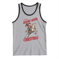 Black Cowboy Santa Christmas Tank Top African American Western - Wonder Print Shop