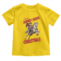 Black Cowboy Santa Christmas Toddler T Shirt African American Western - Wonder Print Shop
