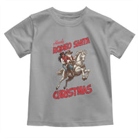 Black Cowboy Santa Christmas Toddler T Shirt African American Western - Wonder Print Shop