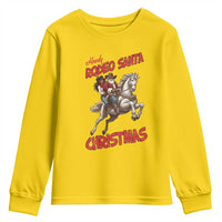 Black Cowboy Santa Christmas Youth Sweatshirt African American Western - Wonder Print Shop