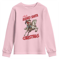 Black Cowboy Santa Christmas Youth Sweatshirt African American Western - Wonder Print Shop