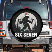 67 Six Seven Spare Tire Cover Funny Bigfoot Christmas Sasquatch Moon - Wonder Print Shop