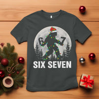 67 Six Seven T Shirt Funny Bigfoot Christmas Sasquatch Moon - Wonder Print Shop