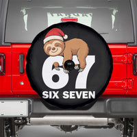 67 Six Seven Spare Tire Cover Funny Sloth Christmas - Wonder Print Shop