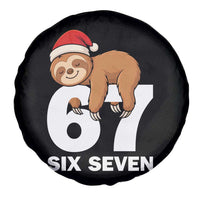 67 Six Seven Spare Tire Cover Funny Sloth Christmas - Wonder Print Shop
