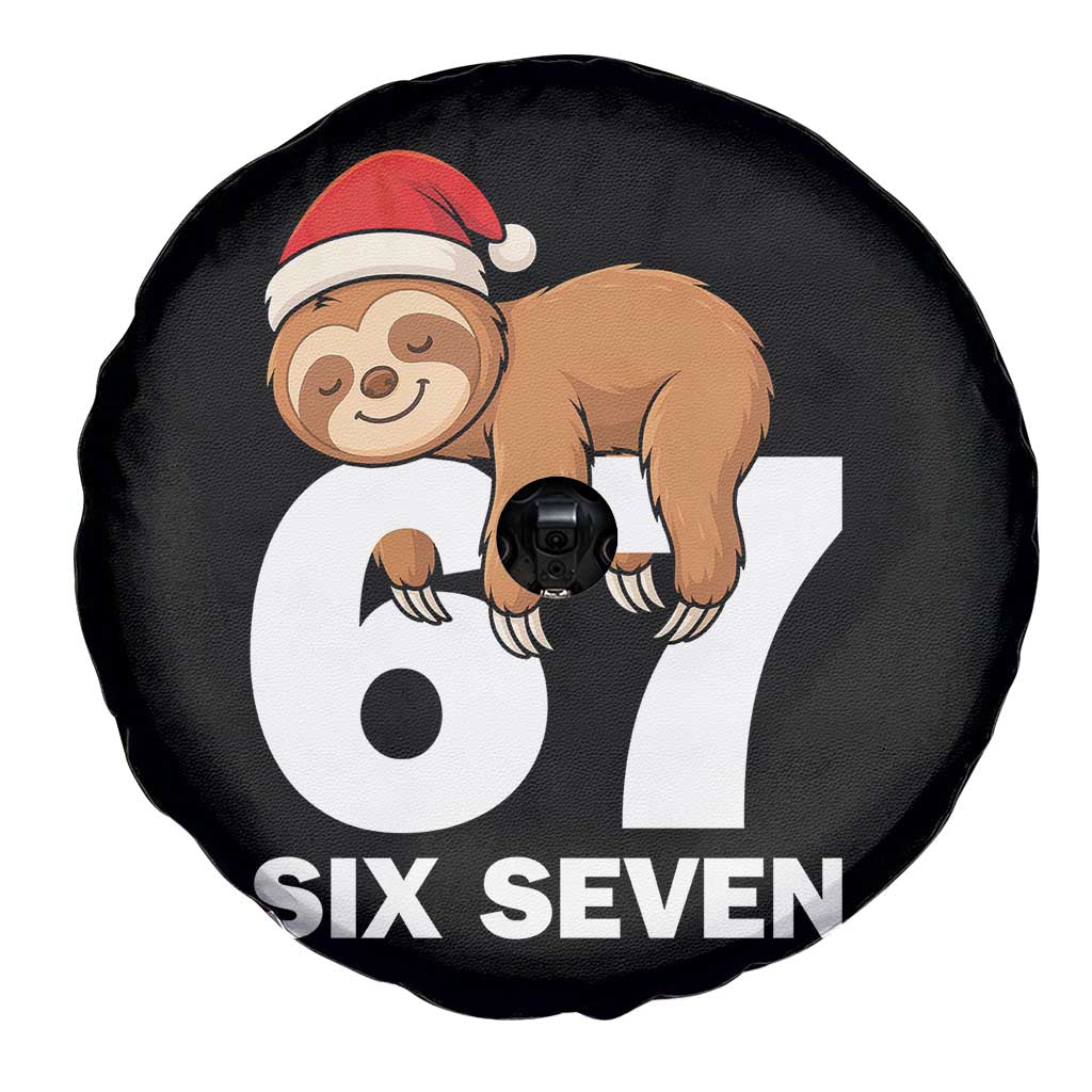 67 Six Seven Spare Tire Cover Funny Sloth Christmas - Wonder Print Shop