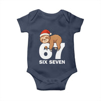 67 Six Seven Baby Onesie Funny Sloth Christmas - Wonder Print Shop