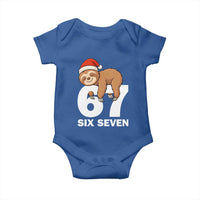 67 Six Seven Baby Onesie Funny Sloth Christmas - Wonder Print Shop