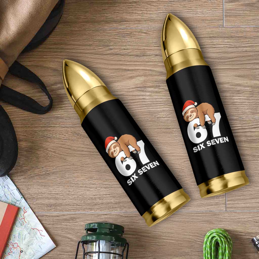 67 Six Seven Bullet Tumbler Funny Sloth Christmas - Wonder Print Shop