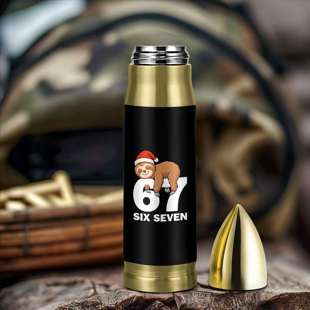 67 Six Seven Bullet Tumbler Funny Sloth Christmas - Wonder Print Shop