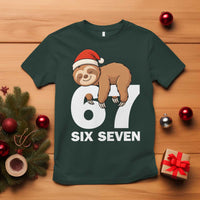 67 Six Seven T Shirt Funny Sloth Christmas - Wonder Print Shop